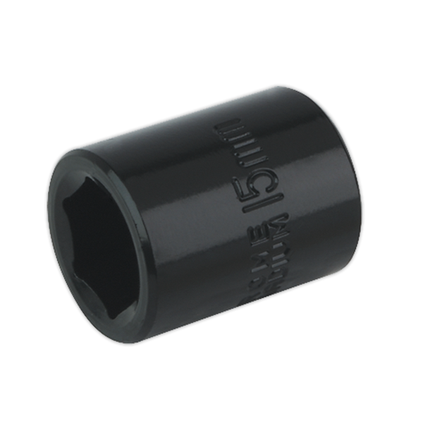 Sealey IS3815 15mm 3/8"Sq Drive Impact Socket