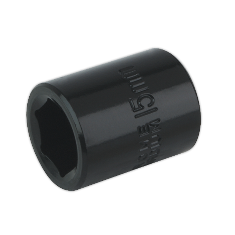 Sealey IS3815 15mm 3/8"Sq Drive Impact Socket