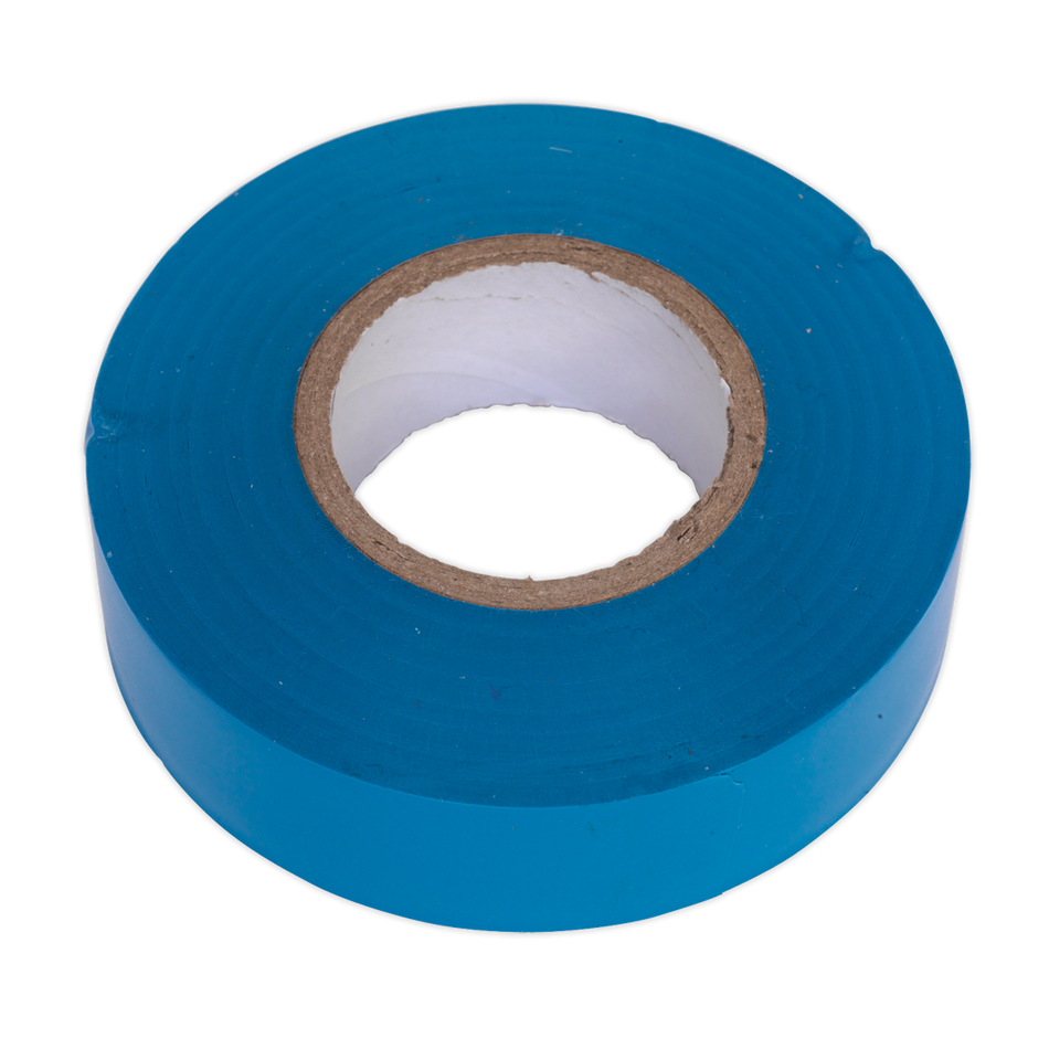 Sealey ITBLU10 19mm x 20m Blue PVC Insulating Tape - Pack of 10