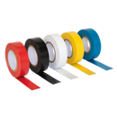 Sealey ITMIX10 19mm x 20m PVC Insulating Tape - Mixed Colours - Pack of 10
