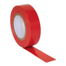 Sealey ITRED10 19mm x 20m Red PVC Insulating Tape - Pack of 10