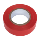 Sealey ITRED10 19mm x 20m Red PVC Insulating Tape - Pack of 10