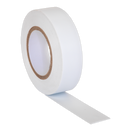 Sealey ITWHT10 19mm x 20m White PVC Insulating Tape - Pack of 10