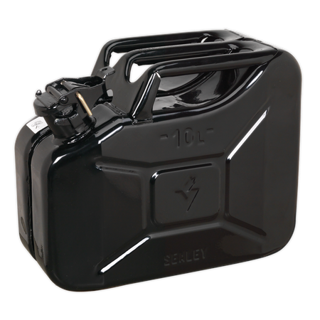 Sealey JC10B 10L Jerry Can - Black