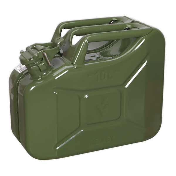 Sealey JC10G 10L Jerry Can - Green