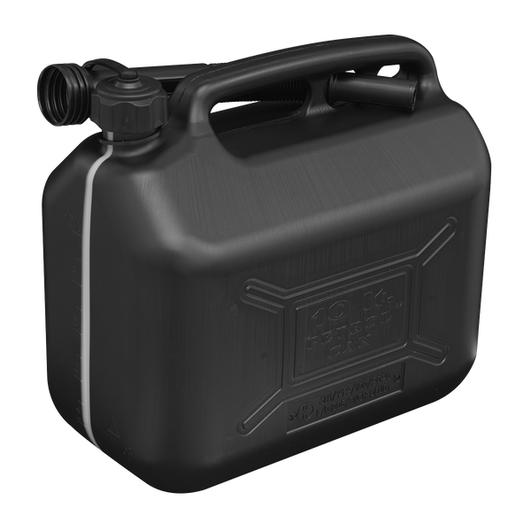 Sealey JC10PB 10L Fuel Can - Black