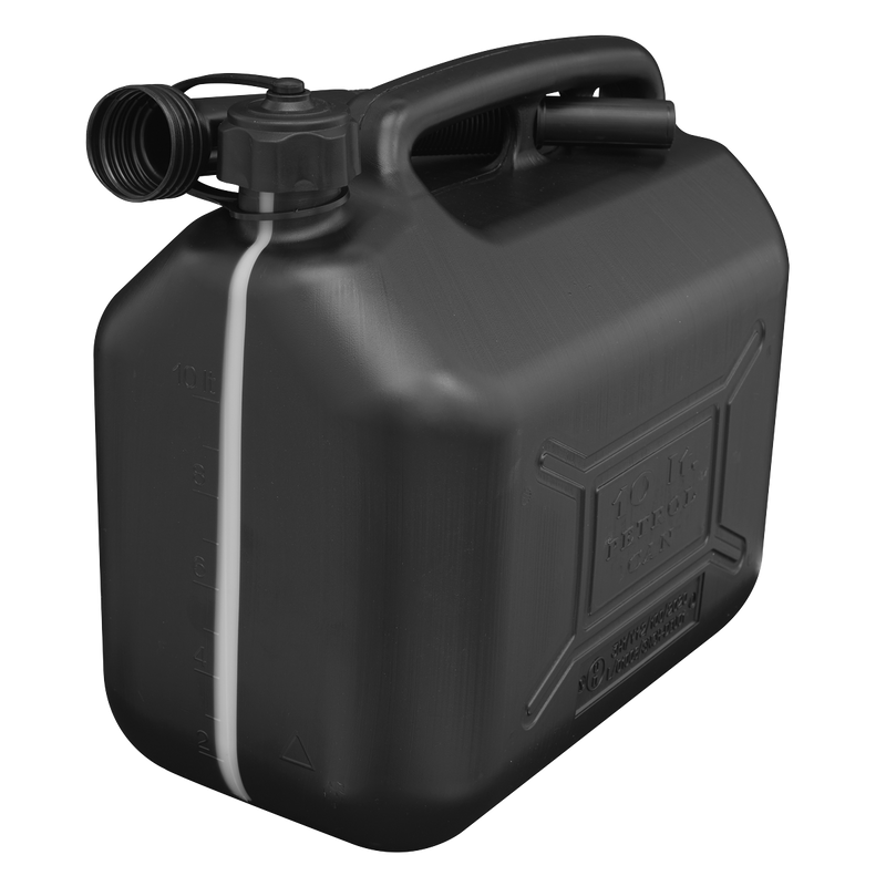 Sealey JC10PB 10L Fuel Can - Black