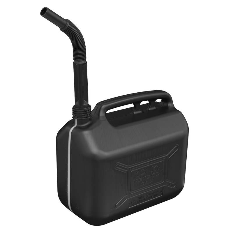 Sealey JC10PB 10L Fuel Can - Black