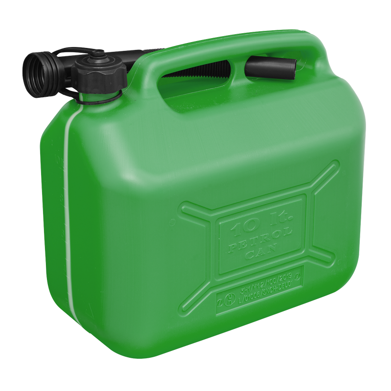 Sealey JC10PG 10L Fuel Can - Green