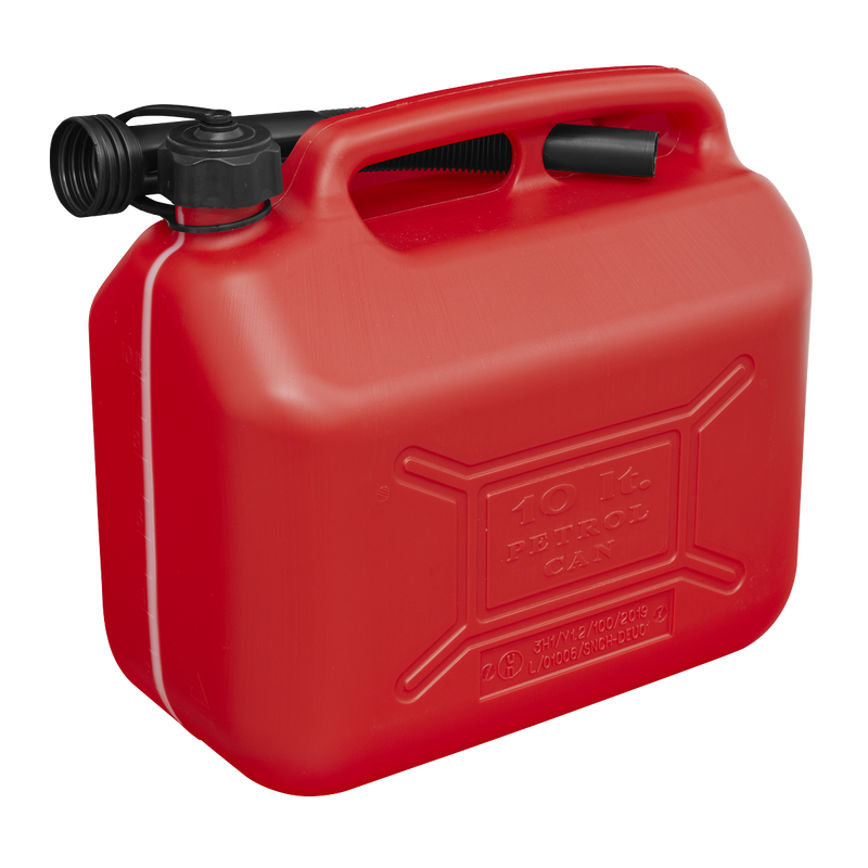 Sealey JC10PR 10L Fuel Can - Red