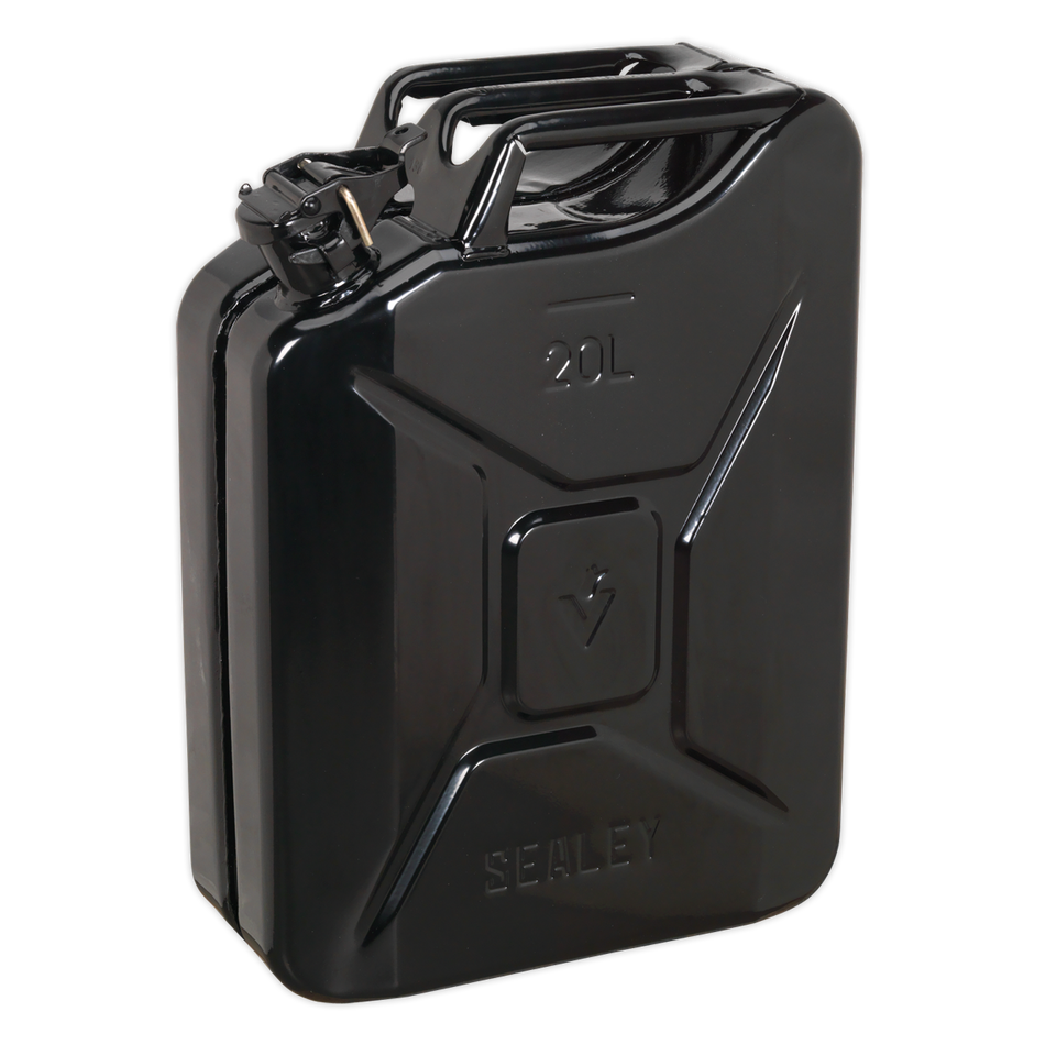 Sealey JC20B 20L Jerry Can - Black