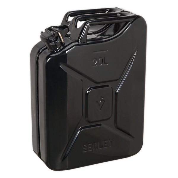 Sealey JC20B 20L Jerry Can - Black