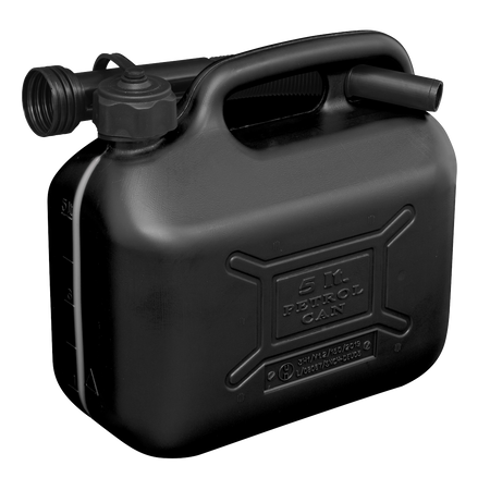 Sealey JC5B 5L Fuel Can - Black