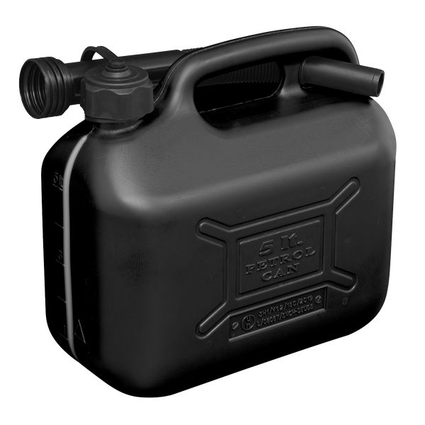 Sealey JC5B 5L Fuel Can - Black