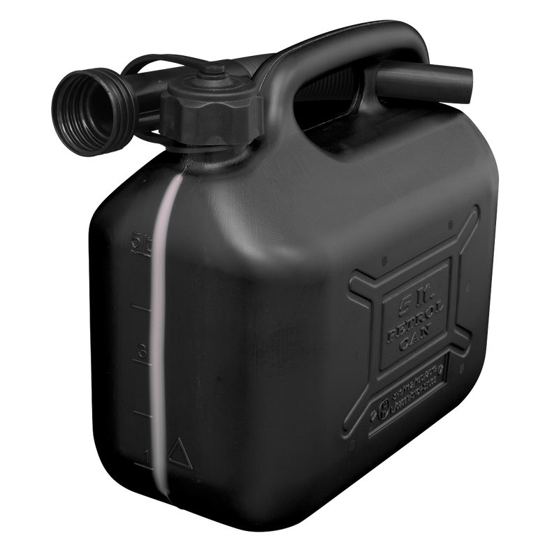 Sealey JC5B 5L Fuel Can - Black