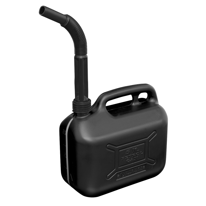 Sealey JC5B 5L Fuel Can - Black