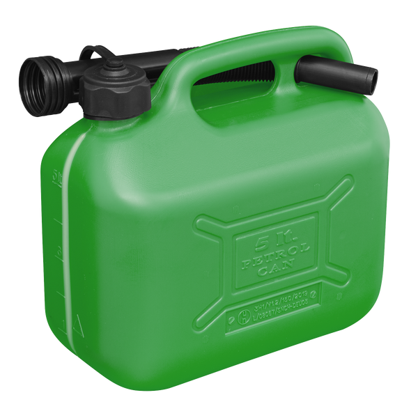 Sealey JC5G 5L Fuel Can - Green