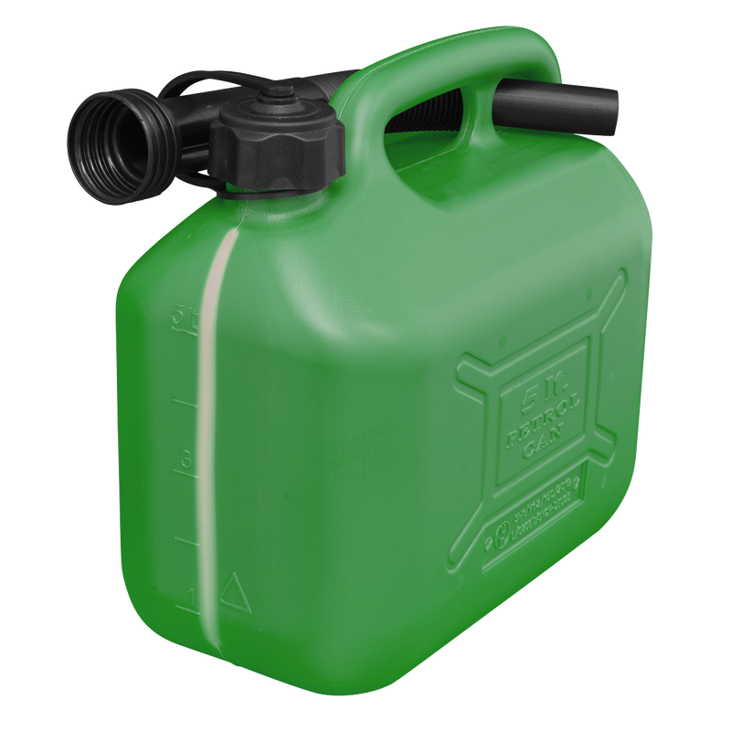 Sealey JC5G 5L Fuel Can - Green