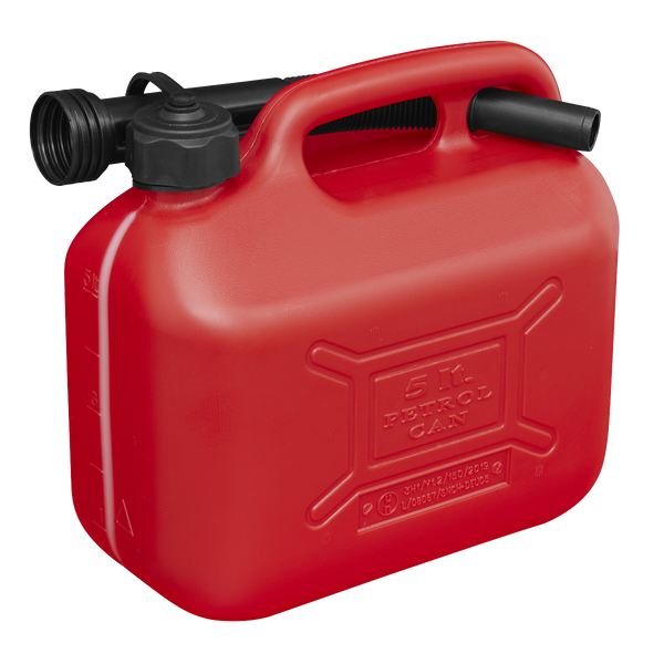 Sealey JC5R 5L Fuel Can - Red