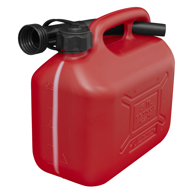 Sealey JC5R 5L Fuel Can - Red