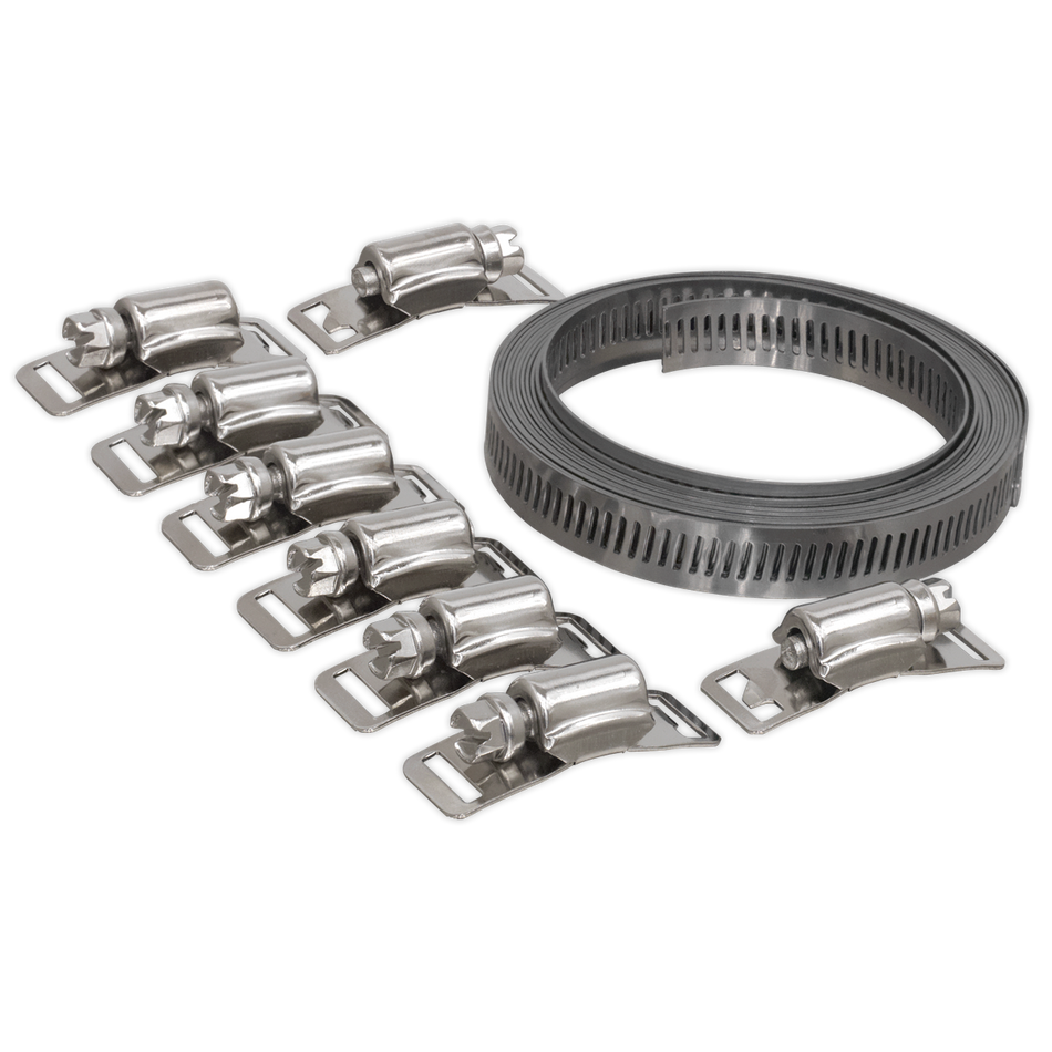 Sealey JC972 Self-Build Hose Clip Set 12.7mm Band Width