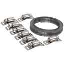 Sealey JC972 Self-Build Hose Clip Set 12.7mm Band Width