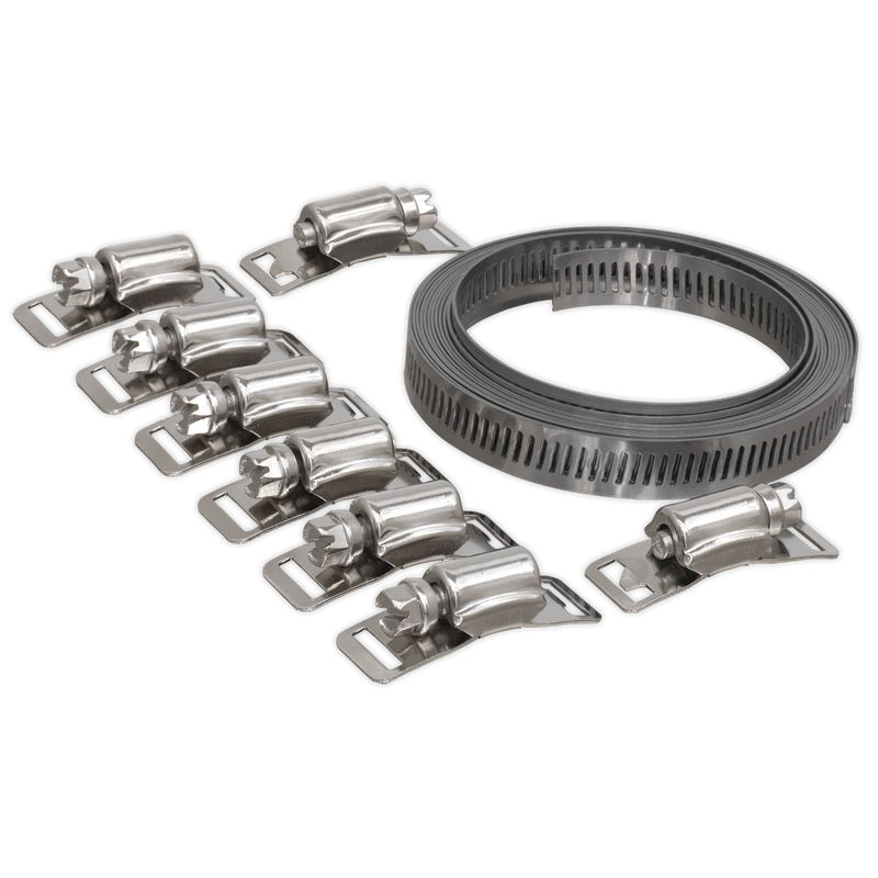 Sealey JC972 Self-Build Hose Clip Set 12.7mm Band Width