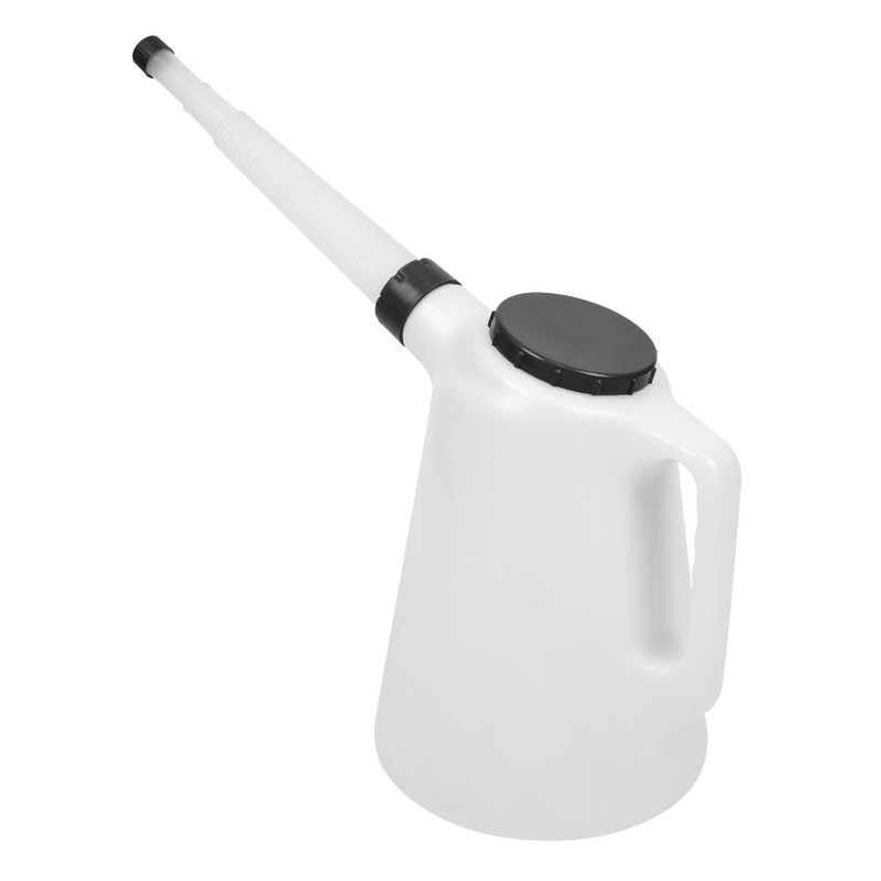Sealey JDL5 5L Oil Container with Lid & Flexible Spout