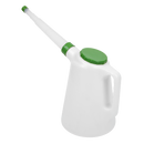 Sealey JDL5G 5L Oil Container with Green Lid & Flexible Spout