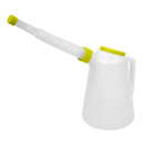 Sealey JDL5L 5L Oil Container with Lime Lid & Flexible Spout