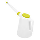 Sealey JDL5L 5L Oil Container with Lime Lid & Flexible Spout