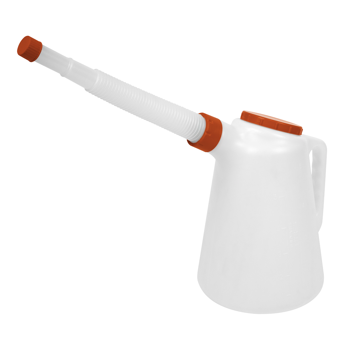 Sealey JDL5R 5L Oil Container with Red Lid & Flexible Spout