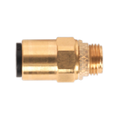 Sealey JGBC618 6mm Pipe to 1/8"BSP Brass SuperThread Straight Adaptor - Pack of 2