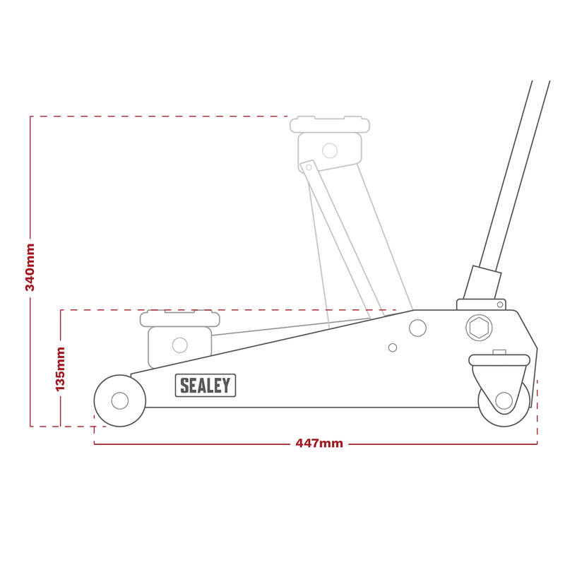 Sealey JKIT01 5pc 2tonne Lifting Kit