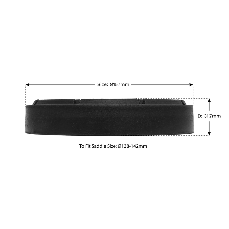 Sealey JP07 Safety Rubber Jack Pad - Type A