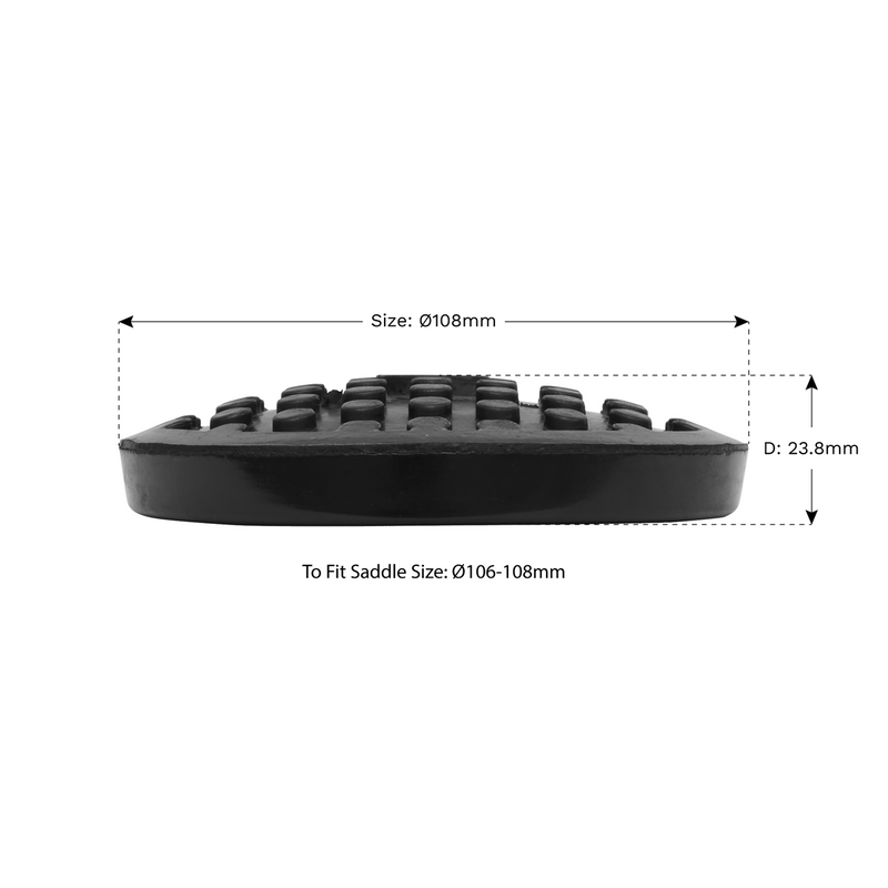 Sealey JP10 Safety Rubber Jack Pad - Type C