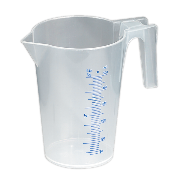 Sealey JT0500 0.5L Translucent Measuring Jug