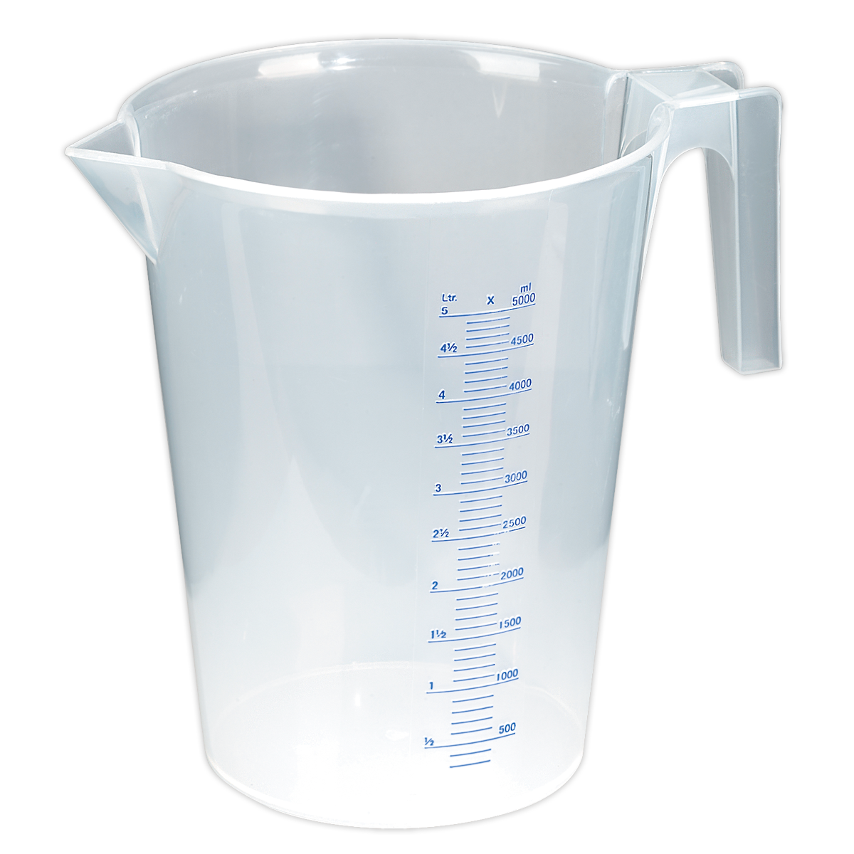 Sealey JT5000 5L Translucent Measuring Jug