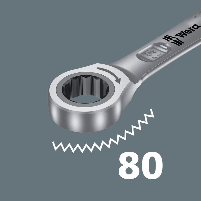 Wera 05073268001 6000 Joker Ratcheting combination wrenches, 8 x 144 mm