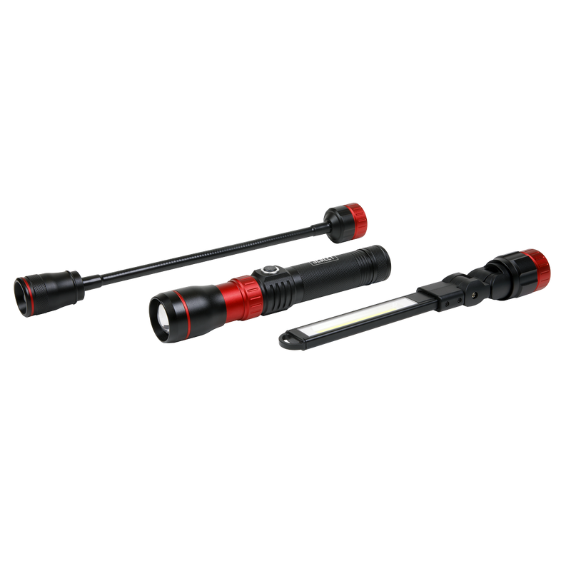 Sealey LED0131R Interchangeable 3-In-1 COB LED Rechargeable Inspection Light