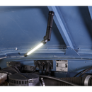 Sealey LED02G 2 COB & 1 SMD LED Rechargeable Aluminium Folding Pocket Light