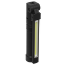 Sealey LED02G 2 COB & 1 SMD LED Rechargeable Aluminium Folding Pocket Light