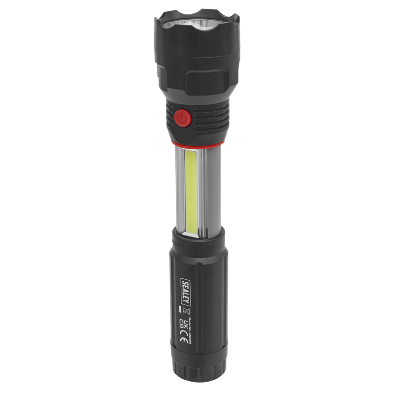 Sealey LED069 3W LED & 3W COB LED Torch/Inspection Light