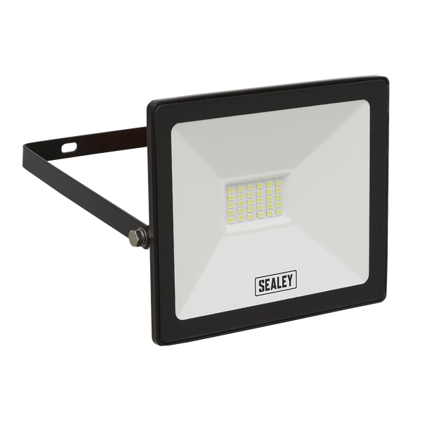 Sealey LED112 20W SMD LED Extra Slim Floodlight with Wall Bracket