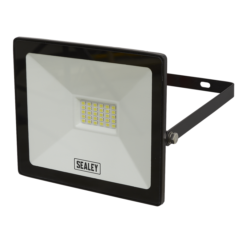 Sealey LED112 20W SMD LED Extra Slim Floodlight with Wall Bracket