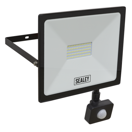 Sealey LED113PIR 50W SMD LED Extra Slim Floodlight with PIR Sensor