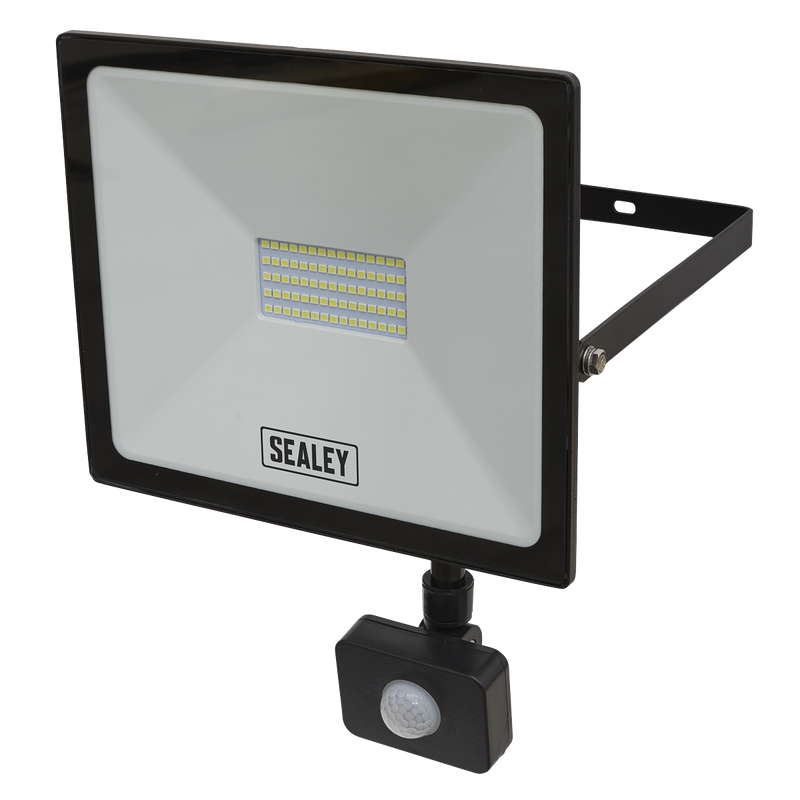 Sealey LED113PIR 50W SMD LED Extra Slim Floodlight with PIR Sensor