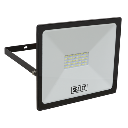 Sealey LED113 50W SMD LED Extra Slim Floodlight with Wall Bracket