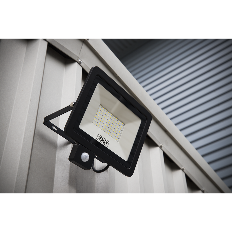 Sealey LED115PIR 100W SMD LED Extra Slim Floodlight with PIR Sensor