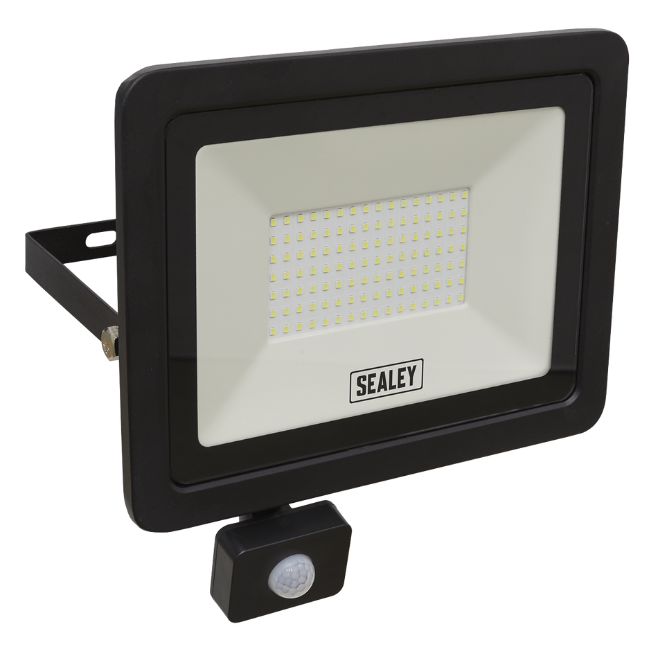 Sealey LED115PIR 100W SMD LED Extra Slim Floodlight with PIR Sensor